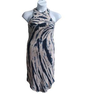 YOUNG FABULOUS & BROKE TIE DYE RIBBED TANK DRESS